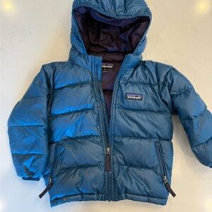 Patagonia High-Down Blue Puffer Jacket- 2T